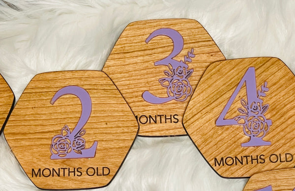 Baby Milestone Tags